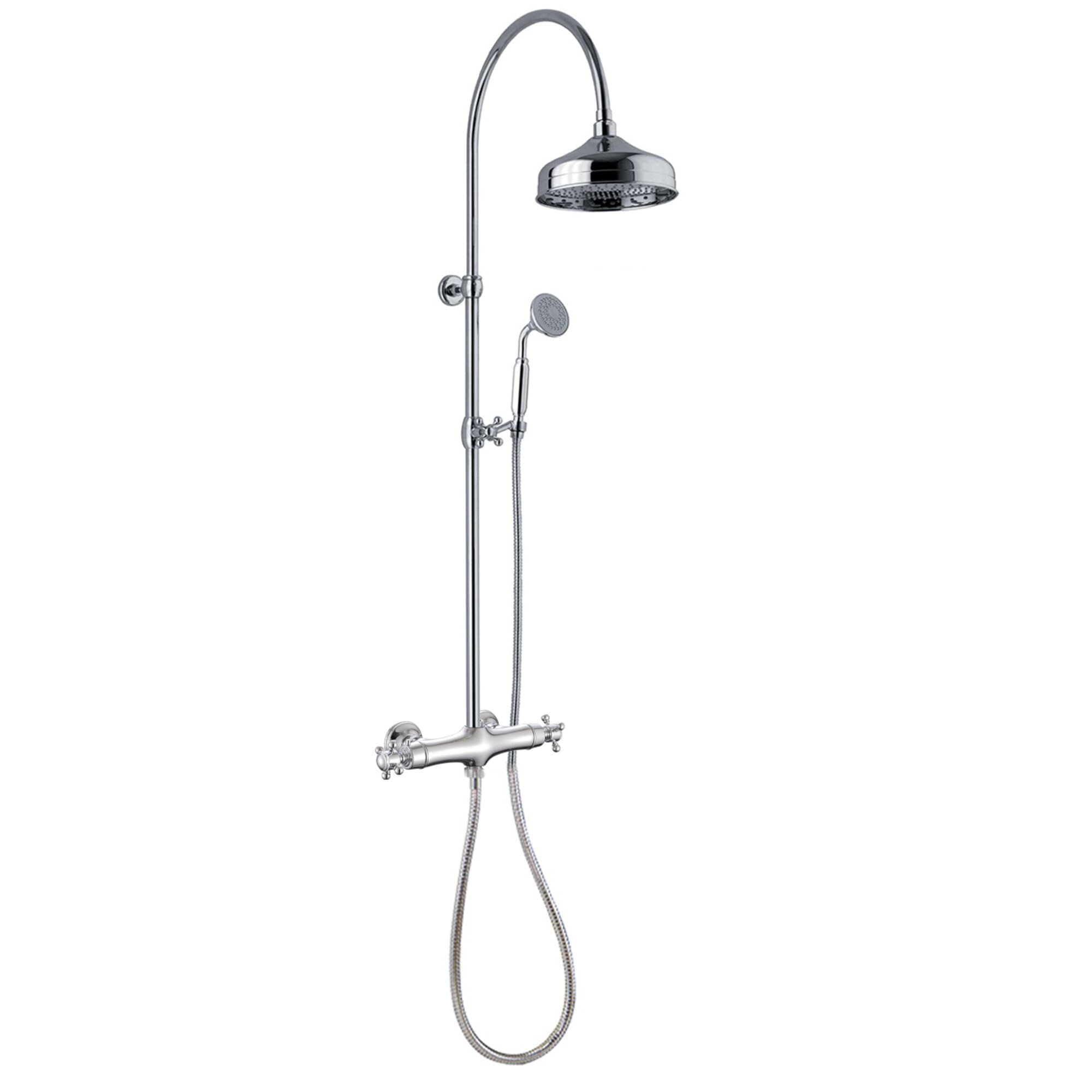 Colonna doccia tonda