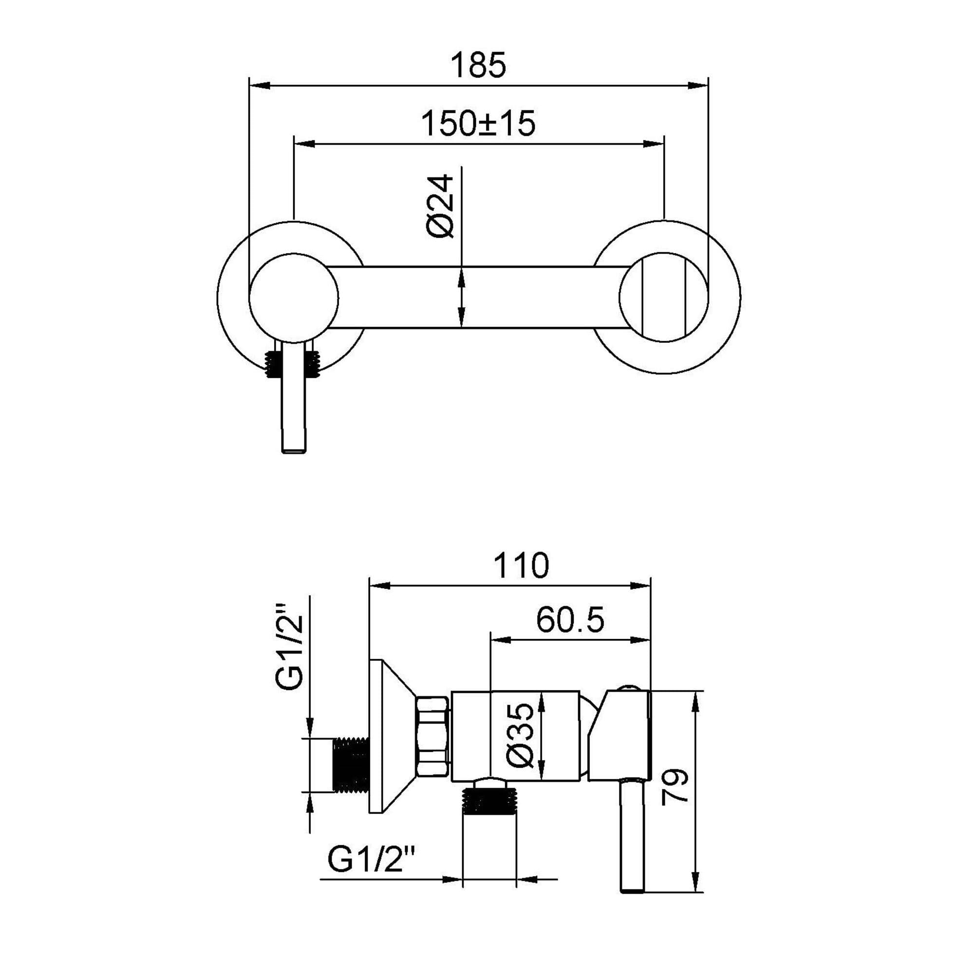 Miscelatore per set bidet